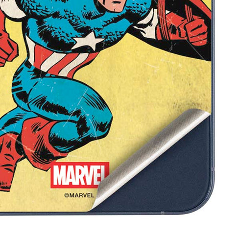 Marvel Classic Comics Captain America Galaxy A55 5G Skin